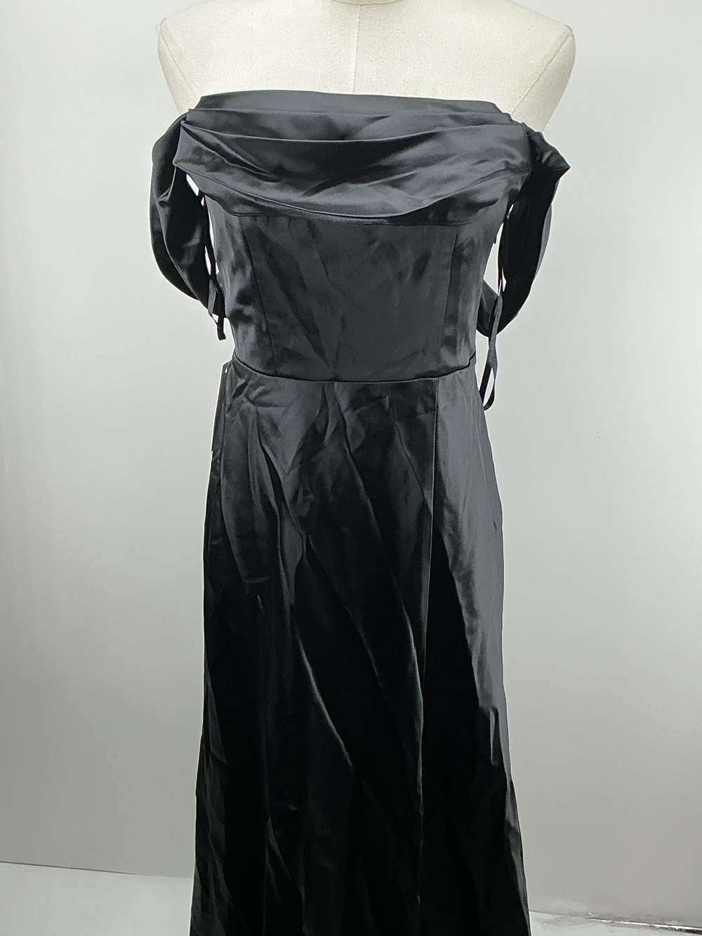 Aurora Stretch Satin Convertible Dress